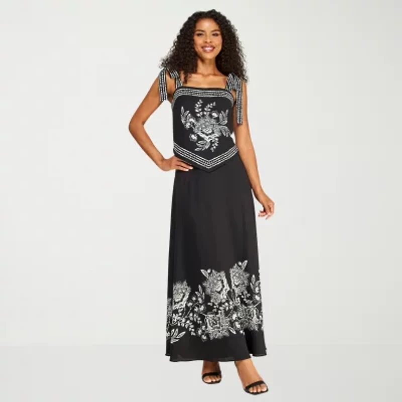 Premier Amour Womens Maxi Skirt