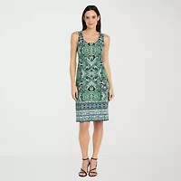 R & M Richards Womens Medallion Jacket Dress