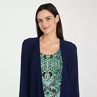 R & M Richards Womens Medallion Jacket Dress