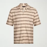 Report Collection Knit Mens Short Sleeve Camp Shirt