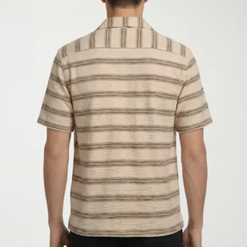Report Collection Knit Mens Short Sleeve Camp Shirt
