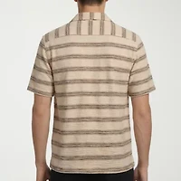 Report Collection Knit Mens Short Sleeve Camp Shirt