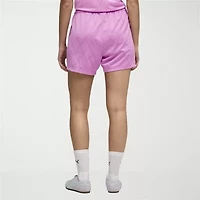 PUMA Womens 4" High Rise Adjustable Waist Drawstring Soccer Short