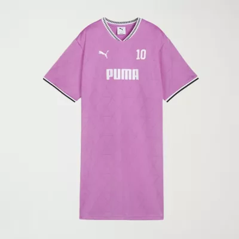 PUMA Womens Short Sleeve Active Shirt Dress