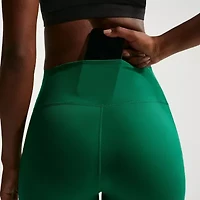 Nike Womens 8" High Rise Stretch Fabric Moisture Wicking Bike Short