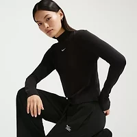 Nike Womens Drawstring Waist Lightweight Moisture Wicking Straight Sweatpant