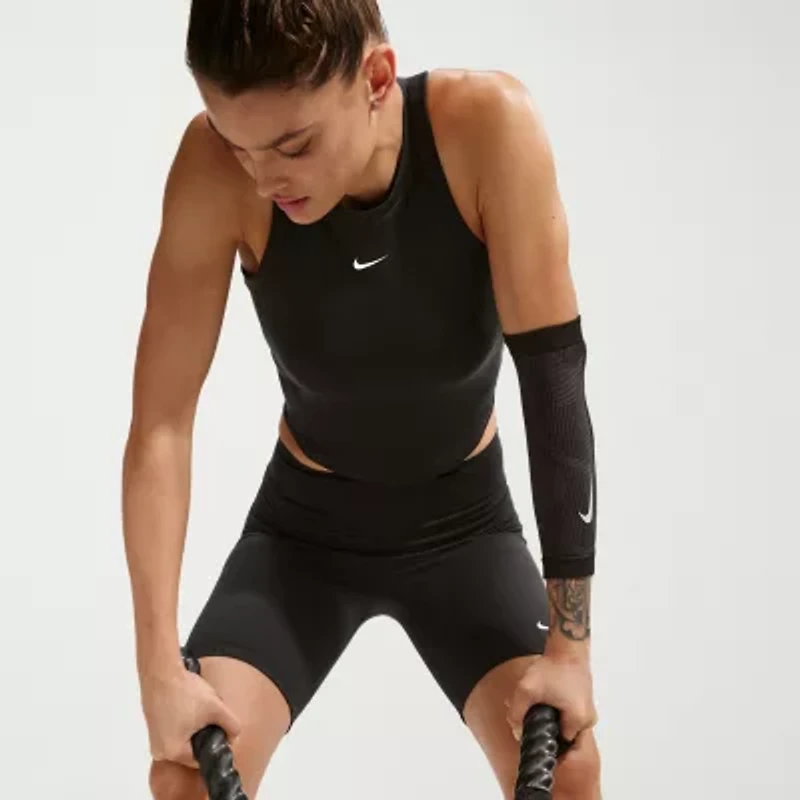 Nike Womens High Neck Sleeveless Active Tank Top