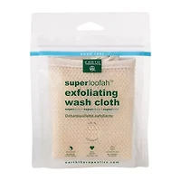 Earth Therapeutics Exfoliating Loofah Washcloth Loofah Sponge