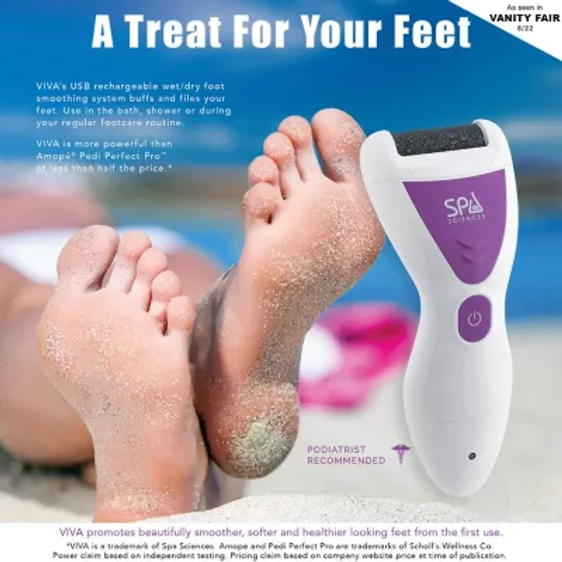 Spa Sciences Viva Advanced Pedicure Foot Smoothing System Callus Remover