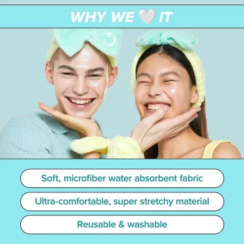 I Dew Care Perfect Spa Pair 3-pc. Womens Headband