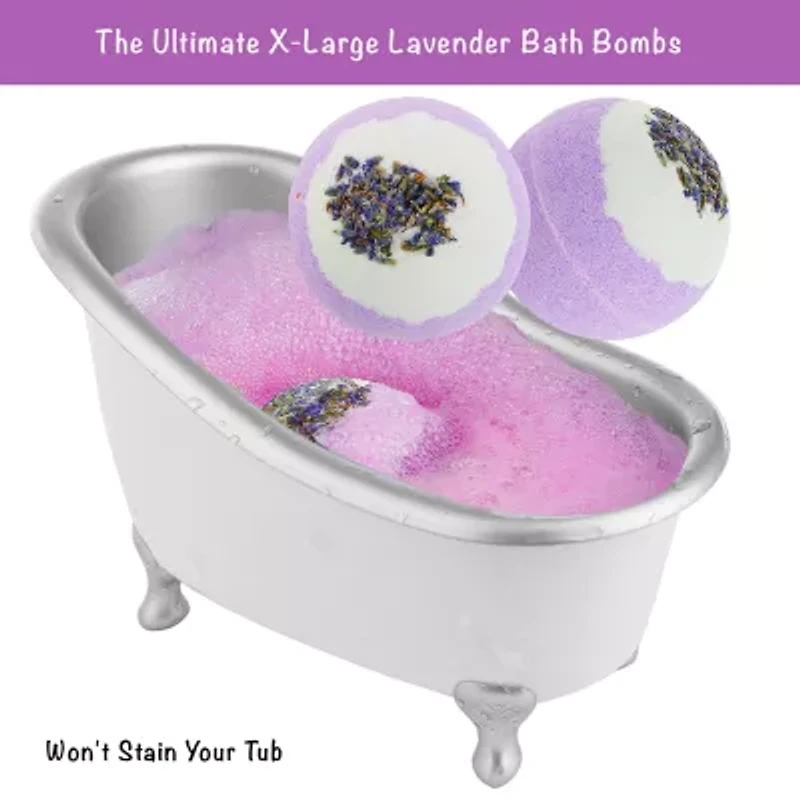 Lovery Lavender Home Spa Bath Set - 9pc Body Care Kit