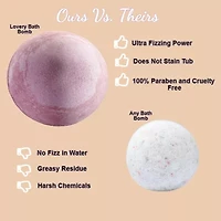 Lovery Sandalwood Handmade Bath Bomb - 7oz Extra Large Bath Fizzy