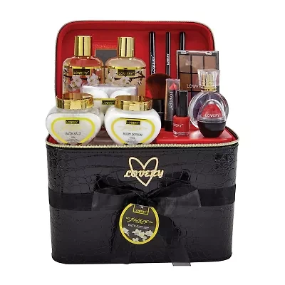 Lovery Floral Jasmine Bath, Spa And Makeup Set