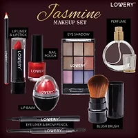 Lovery Floral Jasmine Bath, Spa And Makeup Set