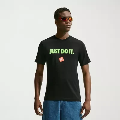 Nike Just Do It Mens Crew Neck Short Sleeve Classic Fit Graphic T-Shirt