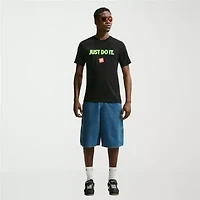 Nike Just Do It Mens Crew Neck Short Sleeve Classic Fit Graphic T-Shirt