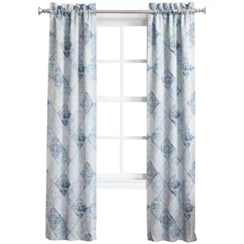 Sun Zero Dacona Grommet Top Energy Saving Light-Filtering Single Curtain Panel