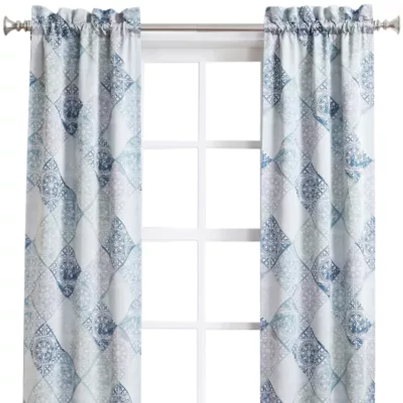 Sun Zero Dacona Grommet Top Energy Saving Light-Filtering Single Curtain Panel
