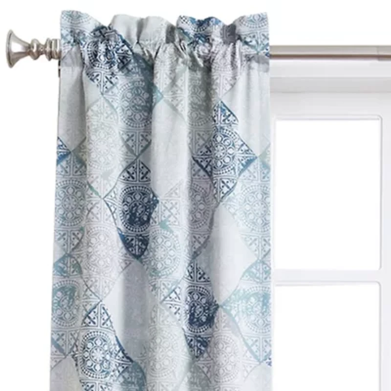 Sun Zero Dacona Grommet Top Energy Saving Light-Filtering Single Curtain Panel