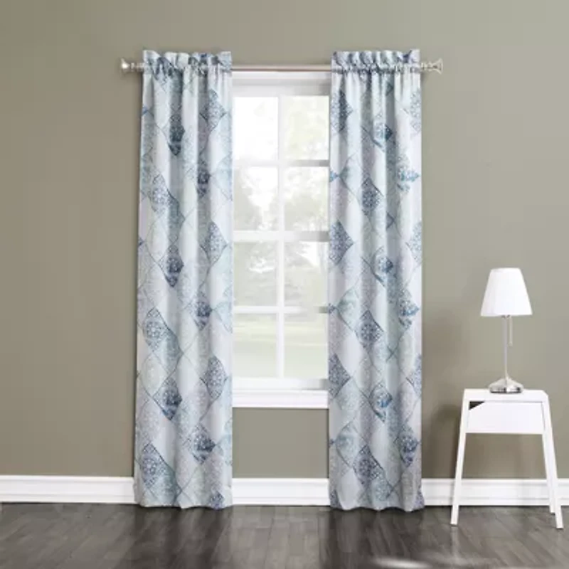 Sun Zero Dacona Grommet Top Energy Saving Light-Filtering Single Curtain Panel