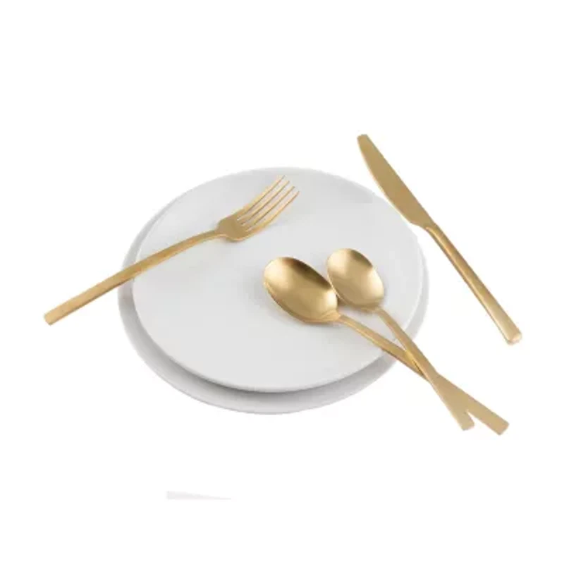 Cambridge Beacon Gold 16-pc. Flatware Set