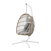 Walker Edison Eagan Chair Collection Egg Chair