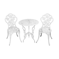 Sunnydaze Patio Collection 3-pc. Bistro Set Rust Resistant