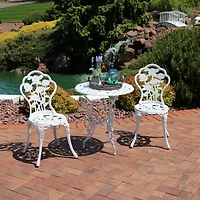 Sunnydaze Patio Collection 3-pc. Bistro Set Rust Resistant