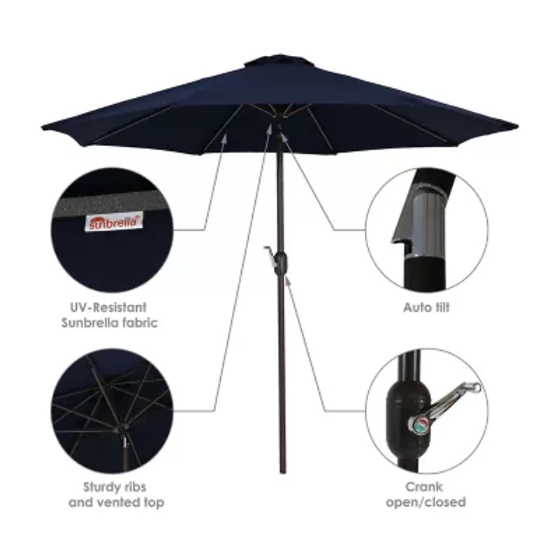 Sunnydaze® 9-Foot Aluminum Patio Sunbrella