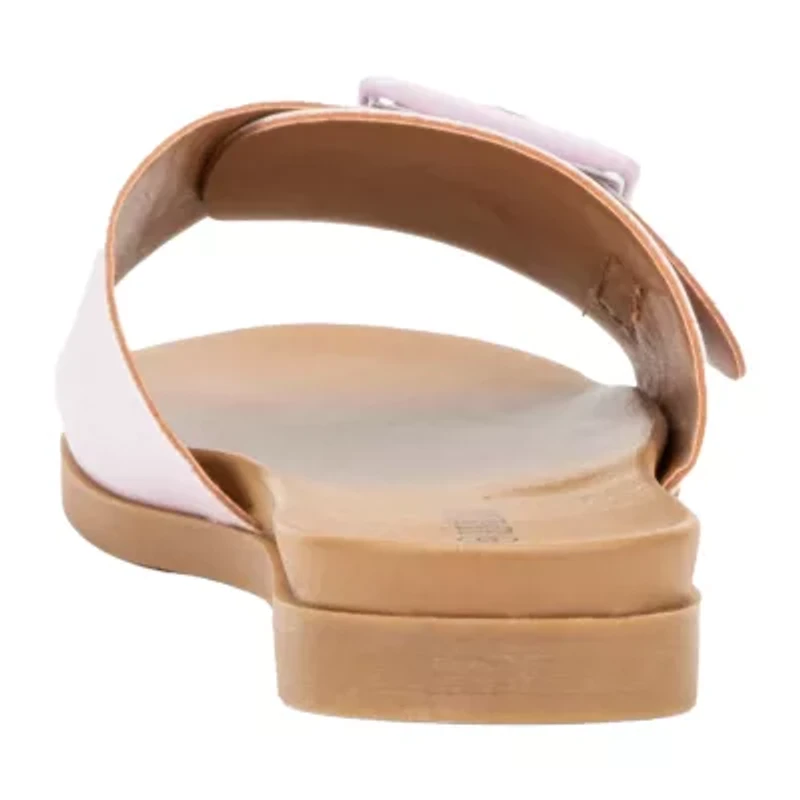Olivia Miller Womens Slide Sandals