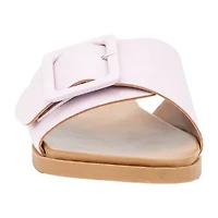 Olivia Miller Womens Slide Sandals