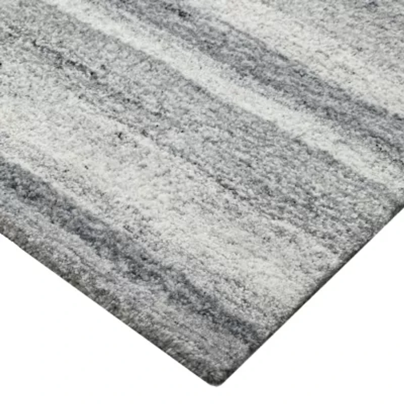 Fieldcrest Grant Striped Hand Tufted Indoor Rectangular Area Rug