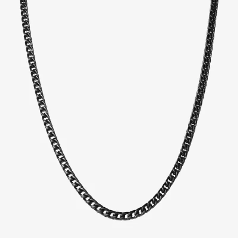 Shaquille O'Neal XLG™ Mens Stainless Steel 24 Inch Wheat Chain Necklace