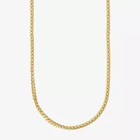 Shaquille O'Neal XLG Mens Stainless Steel 24 Inch Wheat Chain Necklace