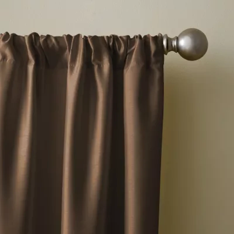 Elrene Home Fashions Versaille Rod Pocket Light-Filtering Single Curtain Panel
