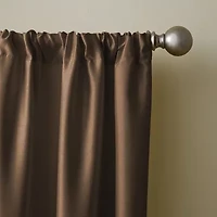 Elrene Home Fashions Versaille Rod Pocket Light-Filtering Single Curtain Panel