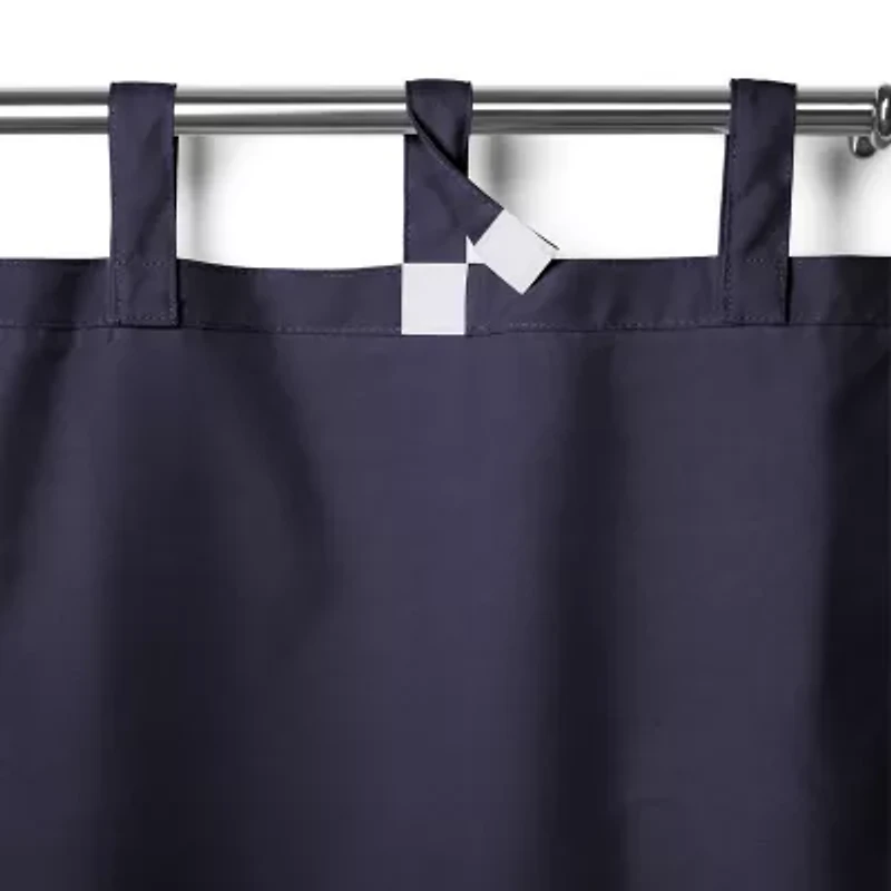 Elrene Home Fashions Matine Upf 50+ Tab Top Light-Filtering Single Outdoor Curtain Panel