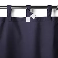 Elrene Home Fashions Matine Upf 50+ Tab Top Light-Filtering Single Outdoor Curtain Panel