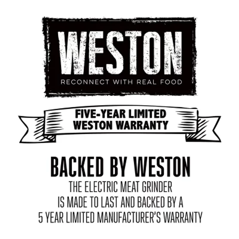 Weston Butcher Series #8 Meat Grinder And Sausage Stuffer