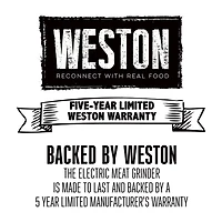 Weston Butcher Series #8 Meat Grinder And Sausage Stuffer