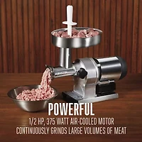 Weston Butcher Series #8 Meat Grinder And Sausage Stuffer
