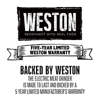 Weston Butcher Series #12 Meat Grinder And Sausage Stuffer
