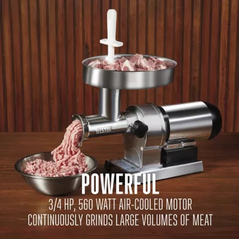 Weston Butcher Series #12 Meat Grinder And Sausage Stuffer