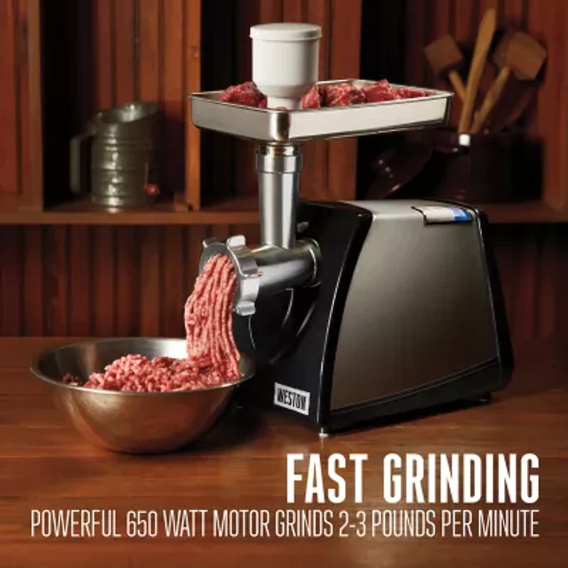Weston #8 Electric Meat Grinder & Sausage Stuffer