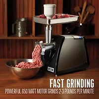 Weston #8 Electric Meat Grinder & Sausage Stuffer