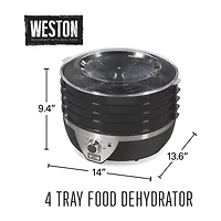 Weston 4 Tray Food Dehydrator