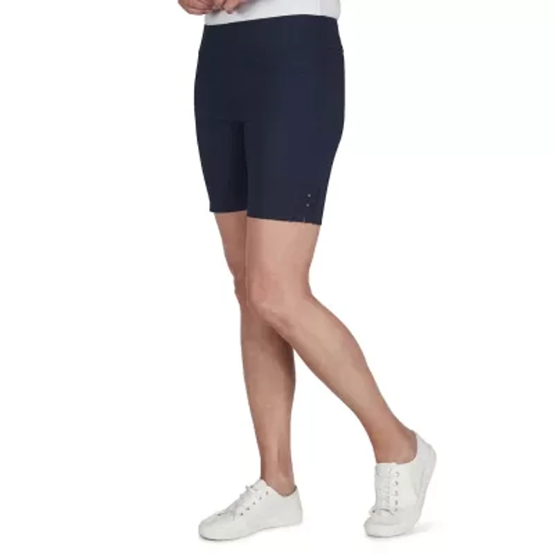 Hearts Of Palm Womens Mid Rise Pull-On Short