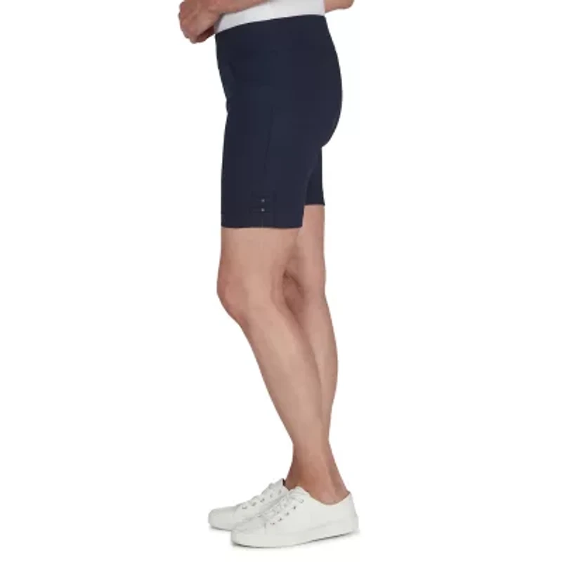 Hearts Of Palm Womens Mid Rise Pull-On Short
