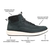 Territory Mens Roam Flat Heel Lace-Up Boots