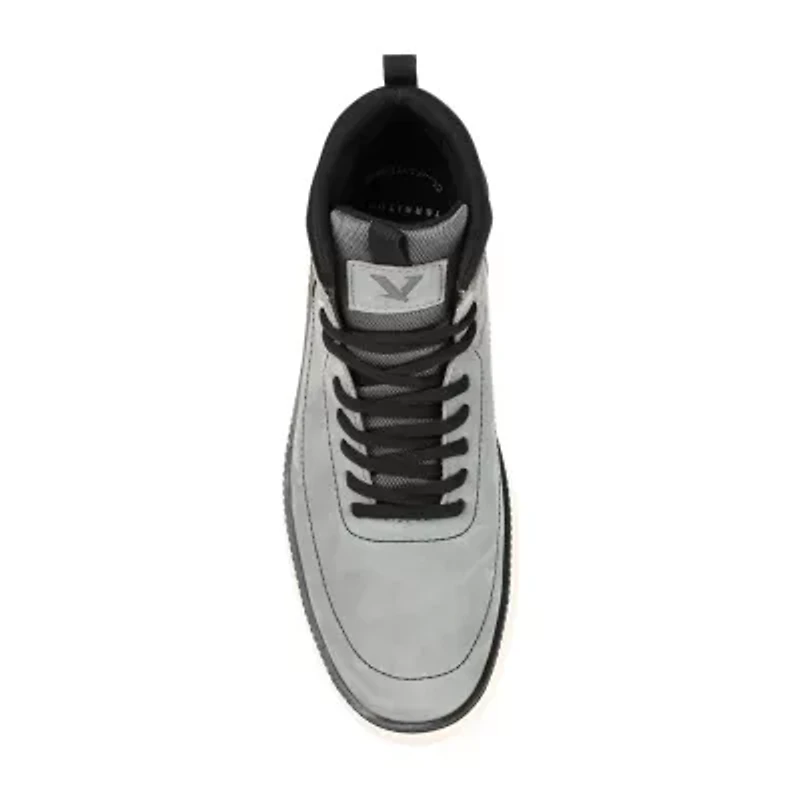 Territory Mens Roam Flat Heel Lace-Up Boots